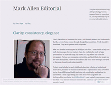 Tablet Screenshot of markallenediting.com